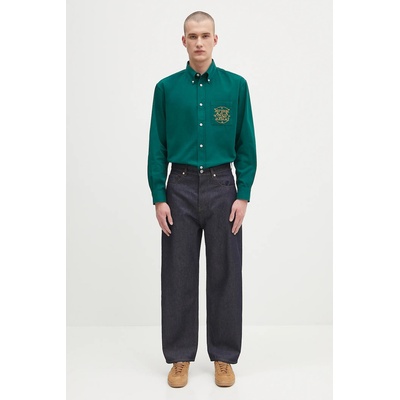 Drôle de Monsieur Памучна риза Drôle de Monsieur La Chemise Slogan Tresses (H.SH237.CO217)