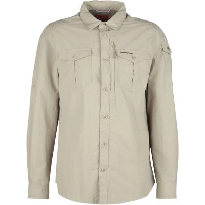 Craghoppers Мъжка риза с копчета Craghoppers Nosilife Adventure Langarm Hemd III Shirt - Parchment - размер 3XL (033-2216-0316)