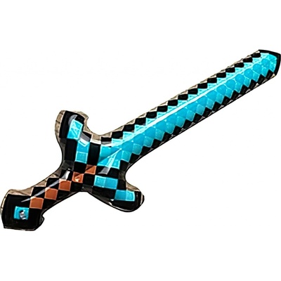 FunCo Diamantový meč Minecraft 60 cm nafukovací