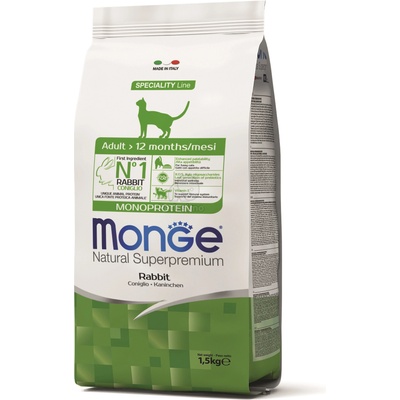 Monge Adult Monoprotein rabbit 1,5 kg