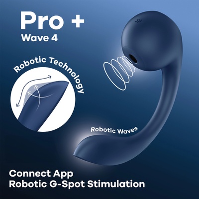 Satisfyer Pro+ Wave 4 Connect App Dark Blue
