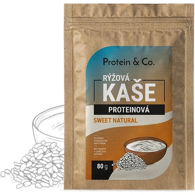 Protein&Co. Proteinová rýžová kaše 80 g