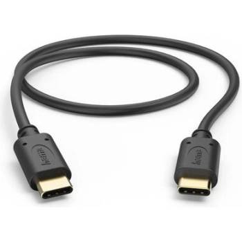 Hama Кабел за зареждане, usb-c - usb-c, 0, 5 м, черен (hama-201706)