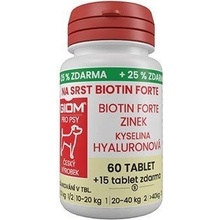 Giom S pes Na srst Biotin FORTE 60 tbl