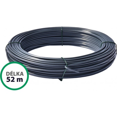 Napínací drát poplastovaný (PVC) 2,25/3,40 mm, délka 52 m Antracit