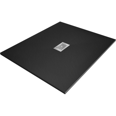 Mexen Хуго правоъгълен душ кабина SMC 110 x 100 см, черен, инокс - 42701011-X (42701011-X)