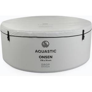 AQUASTIC Надуваем басейн AQUASTIC ONSEN drop stitch 1200 л 178 см сив