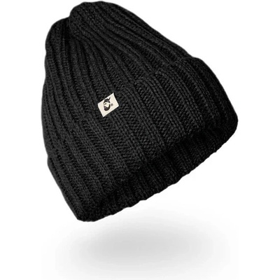 WARAGOD Плетена шапка Vallborg, черна (WAR003108)