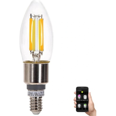 Aigostar B.V. LED Žiarovka FILAMENT C35 E14/4,5W/230V 2700-6500K