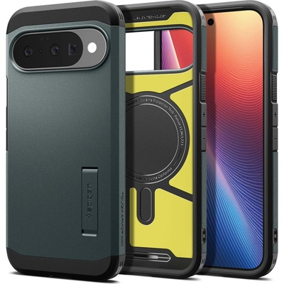 Spigen Tough Armor MagSafe Google Pixel 10/10 Pro zelený