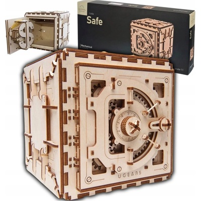 Ugears 3D mechanické puzzle Trezor 179 ks