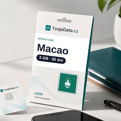 eSIM Macao 3 GB / 29 dní