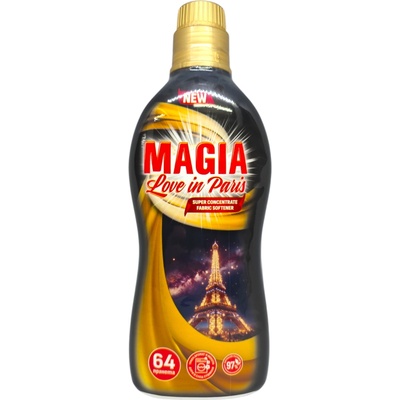 MAGIA омекотител, Супер концентрат, 1.152литра, 64 пранета, Love in Paris