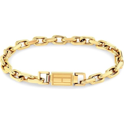 Tommy Hilfiger Moderný pozlátený náramok Iconic Hardware 2790716 19 cm