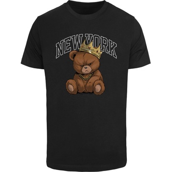 Mister Tee Тениска NY Crowned Bear Tee black XXLUB-MT3794-00007 - Тъмносив, размер S