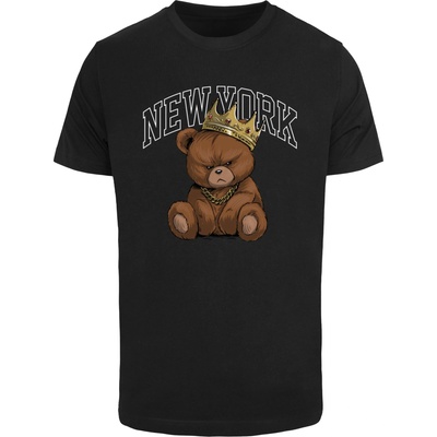 Mister Tee Тениска NY Crowned Bear Tee black XXLUB-MT3794-00007 - Тъмносив, размер S
