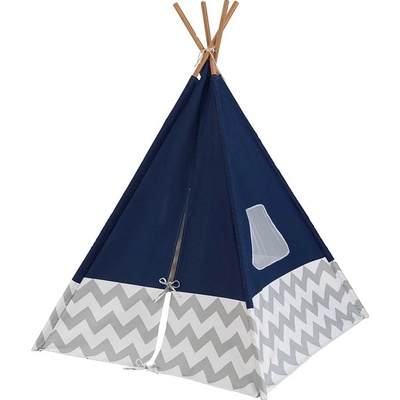 KidKraft 228 Teepee stan šedá modrá – Zboží Mobilmania