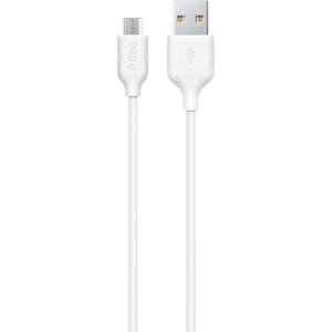 Ttec Кабел Micro USB Charge/Data Cable - Бял