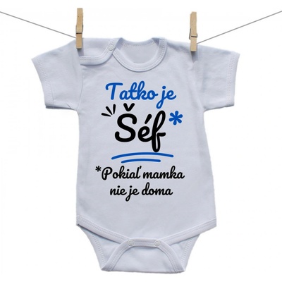 Boodyy Body s krátkym rukávom Tatko je šéf
