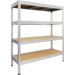 Carmen Стелаж Carmen MEGA 3580523_1, 4 бр. рафтове, 177 cm височина, 90 cm ширина, до 600 kg товаропоносимост на един рафт, метален, цинк (bt-3580523_1)