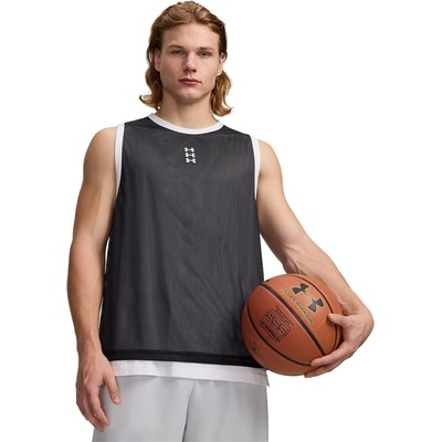 Under Armour Фланелка Under Armour Men's Hoops Performance Basketball Jersey - Black/White