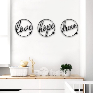 Decono Метален Надпис Dream Hope Love