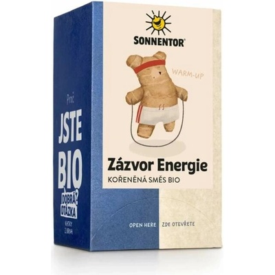 Sonnentor zázvor energie bio 32,4 g balení 6 ks