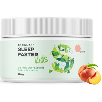 BrainMax KIDS Sleep Faster, Праскова, 120 г