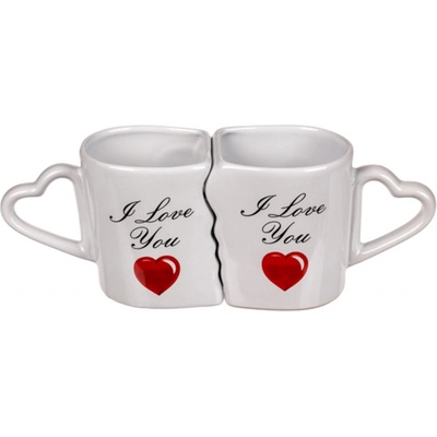 DR Spojené hrnky I love you 2x 250 ml