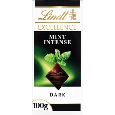 Lindt EXCELLENCE extra horká čokoláda s príchuťou mäty 100 g