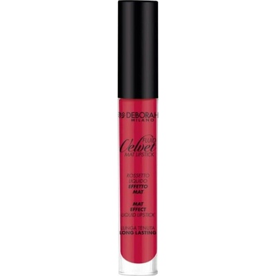 Deborah Milano tekutá matná rtěnka Fluid Velvet 21, Poppy Red 4,5 g