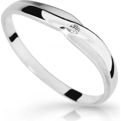 Cutie Diamonds prsteň z bieleho zlata s briliantom DZ6875 2006 10 X 2