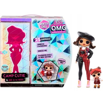 L.O.L. Surprise O.M.G. Camp Cutie 2 bábiky viacfarebná