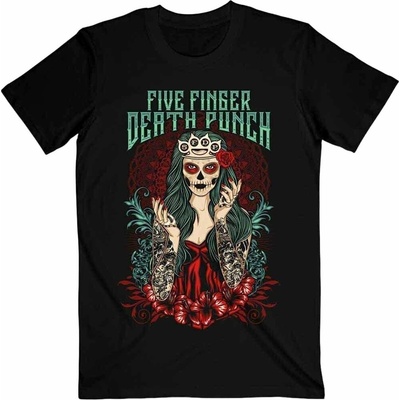 Five Finger Death Punch tričko Lady Muerta čierne