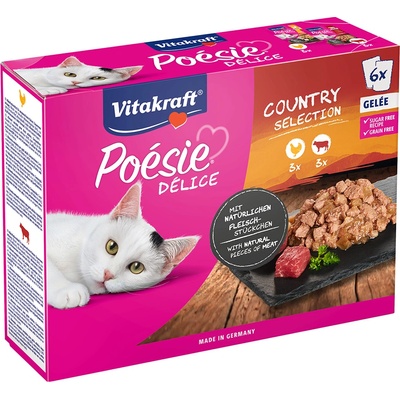 Vitakraft 6 x 85 g Vitakraft Póesie DéliSauce Mixpaket Pouch Chicken & Beef мокра храна за котки