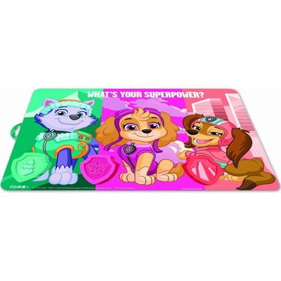STOR Plastové prestieranie Paw Patrol 43x28cm