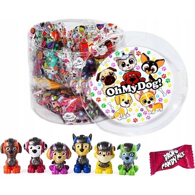 Oh My Dog ovocné bonbony s hračkou 72 g