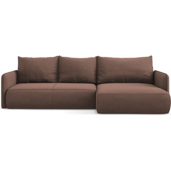 makamii Розов разтегателен ъглов диван с място за съхранение (десен ъгъл) Nanea - Makamii (NANEA_RCF_M_24_P1_C7)