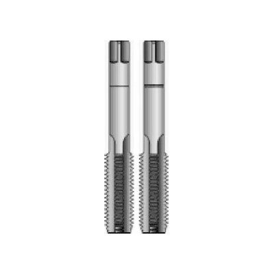 Метчик Bucovice тръбна резба BSP комплект I и II G1/8 ", CS, 2 бр. , 28 навивки 112180