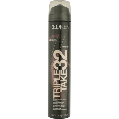 Redken Triple Take 32 lak na vlasy s extra silným účinkom 300 ml