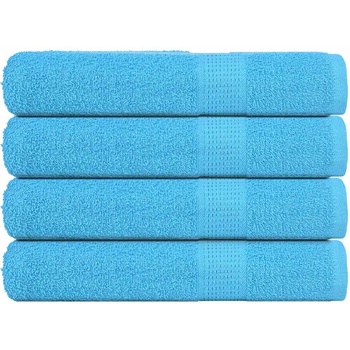 vidaXL Кърпи FROGN 4 бр. Тюркоазени 100x200 см 360 г/м2 (136987)