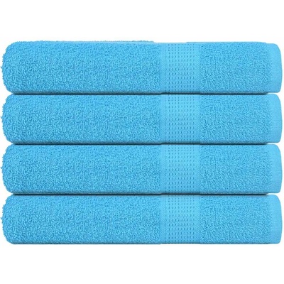 vidaXL Кърпи FROGN 4 бр. Тюркоазени 100x200 см 360 г/м2 (136987)