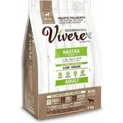 Vivere Dog Mini Adult Duck 3 kg
