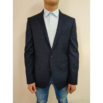 Angelico Мъжко стилно сако в тъмносин цвят AngelicoM-133 - Тъмносин, размер 50 / L