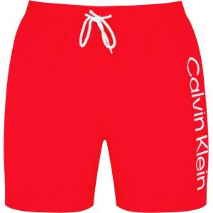 Calvin Klein Бански гащета Calvin Klein Large Logo Swim Shorts - Red