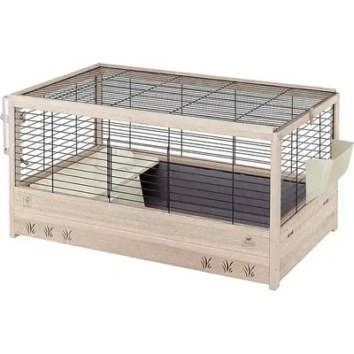 Ferplast Дървена клетка за зайци cage arena 100 black (57089517)