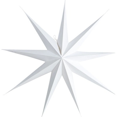 Papírová devíticípá hvězda Star White 87 cm House Doctor