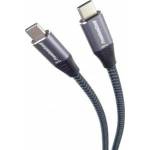 PremiumCord USB 3.2 Gen 1 USB-C (M/M) cable, cotton braid, 1m