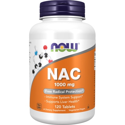 Now Foods NAC Acetyl-Cysteine 1000 mg 60 Tablets