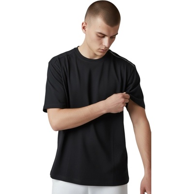 Nova Stil pánske tričko s krátkym rukávom 100% bavlna FUGU černá